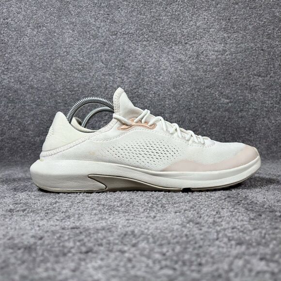 OluKai Kaholo 20491-2020 Women's Size 11 Beige Tapa-Tapa Athletic Shoes Used - Picture 1 of 12